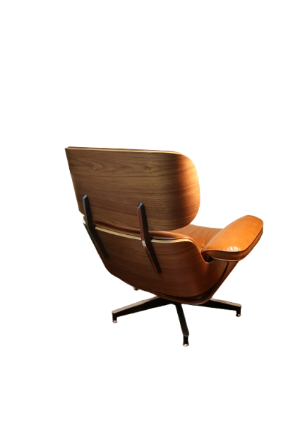 Sillón estilo Eames Ottoman Lounge café