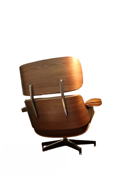 Sillón estilo Eames Ottoman Lounge café