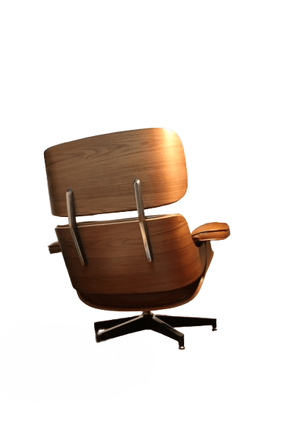 Sillón estilo Eames Ottoman Lounge café