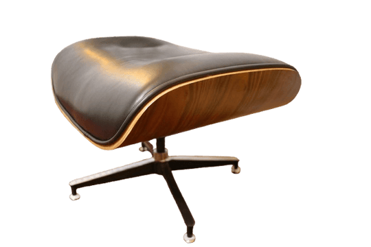 Sillón estilo Eames Ottoman Lounge negro