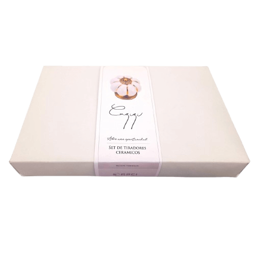 Tiradores Blancos Eazizi – Cerámica vintage ✨