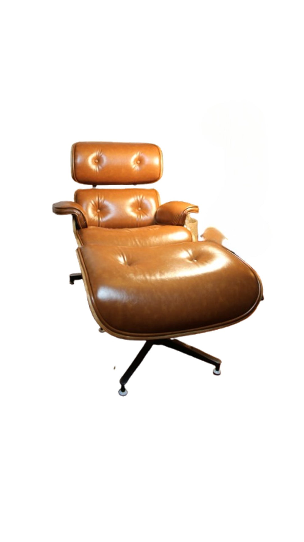 Sillón estilo Eames Ottoman Lounge café