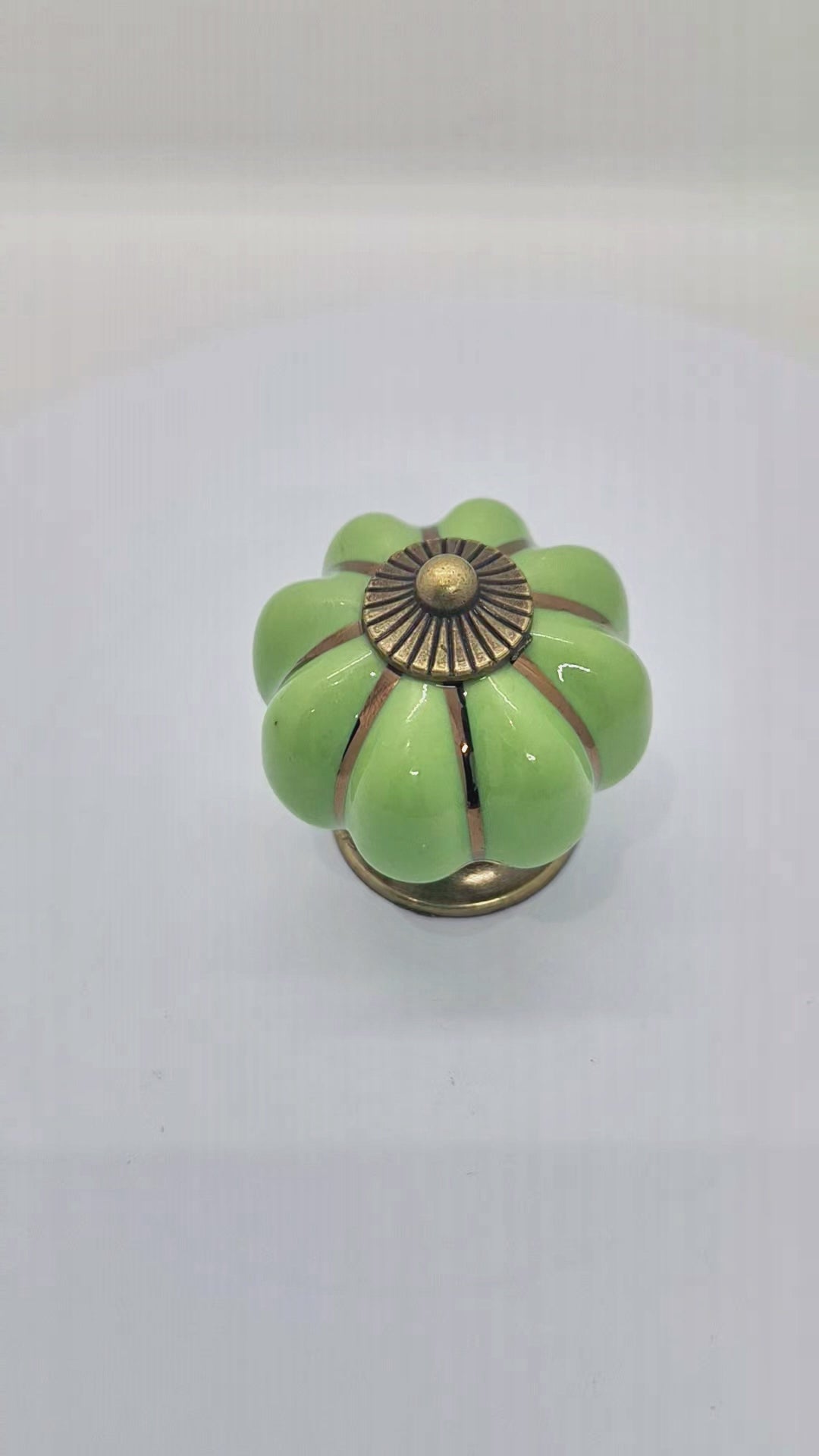 Tiradores Verdes Eazizi – Cerámica vintage ✨